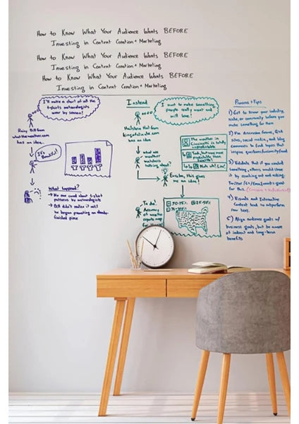 Kendinden Yapışkanlı Şeffaf Tahta Filmi - 2 Metre x 45 cm